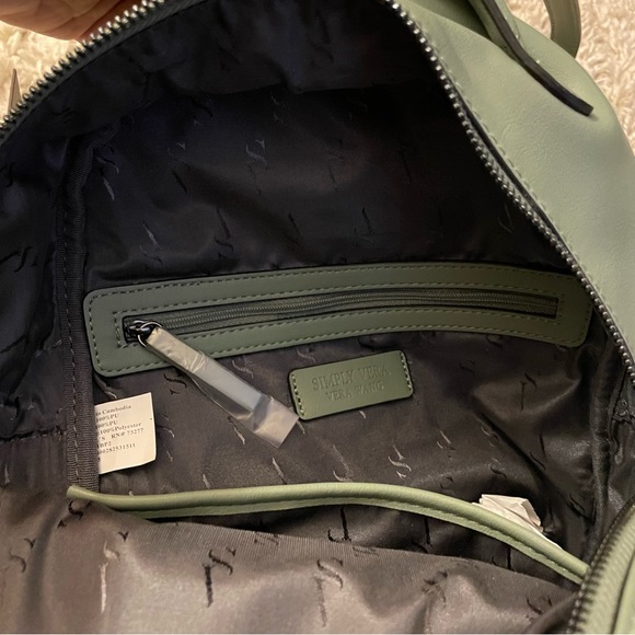 🍃Deep Green Leather Mini Backpack - Picture 5 of 9